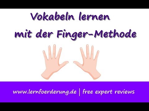Vokabeln Schnell Lernen Mit Der Einfachen Finger Methode Youtube