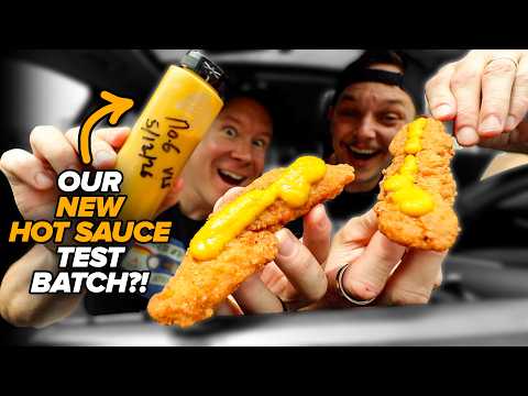 WE'RE MAKING A NEW HOT SAUCE | *OUR FIRST TASTE TEST*