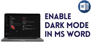 How To Enable Dark Mode In Ms Word With Dark