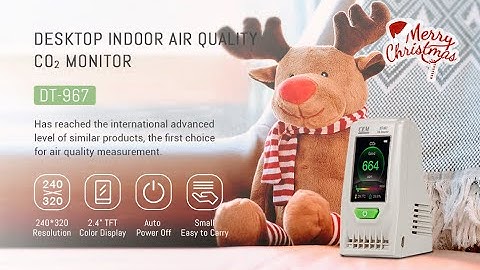 CEM DT-967 CO2 Desktop Indoor Air Quality CO2 Monitor