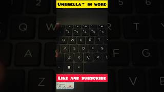 Umbrella☂️ emogi||?‍? in ms word//youtubeshort viral msword shortvideo