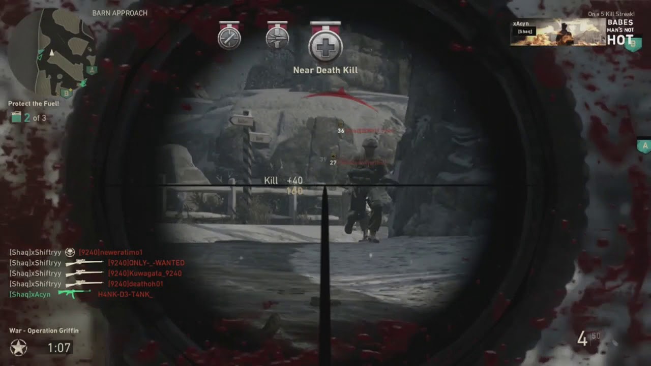 WW2 5on screen