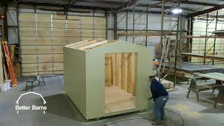 8x12 Economy Shed Build