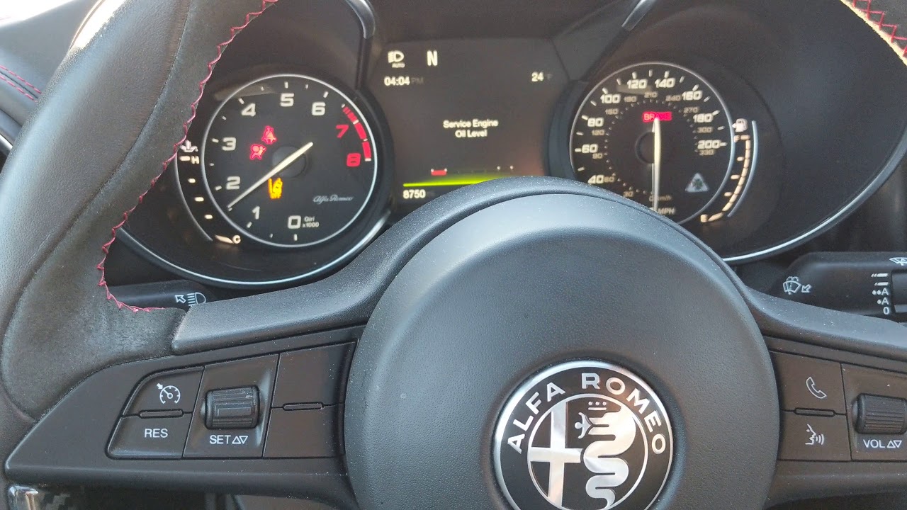 Alfa Romeo Giulia QF manual startup YouTube