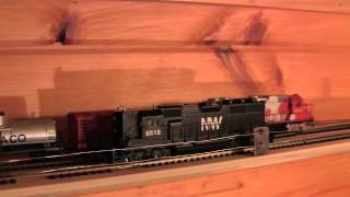 Ceiling Shelf Train Layout
