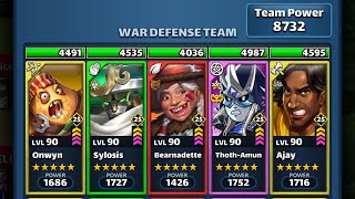 Empires Puzzles : Bloody War hits against meta Bearnie 7DD top alliance  screenshot 3