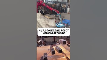 Six-axis welding robot.#casting #peeling #welding #pallet #industrial #robot