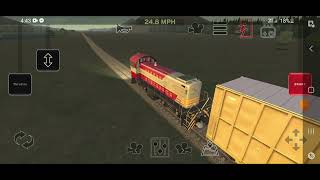 отнов карам новия влак в Train and rail yard simulator screenshot 2