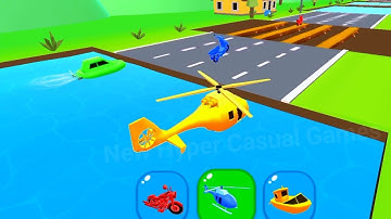 Shape shifting 🚲🚁🚗 All Levels Gameplay Walkthrough Android,ios Max Level 80 to 81