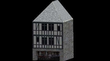 Blender 3D Mega Tutorial St.Michell 2-1 new house optimize