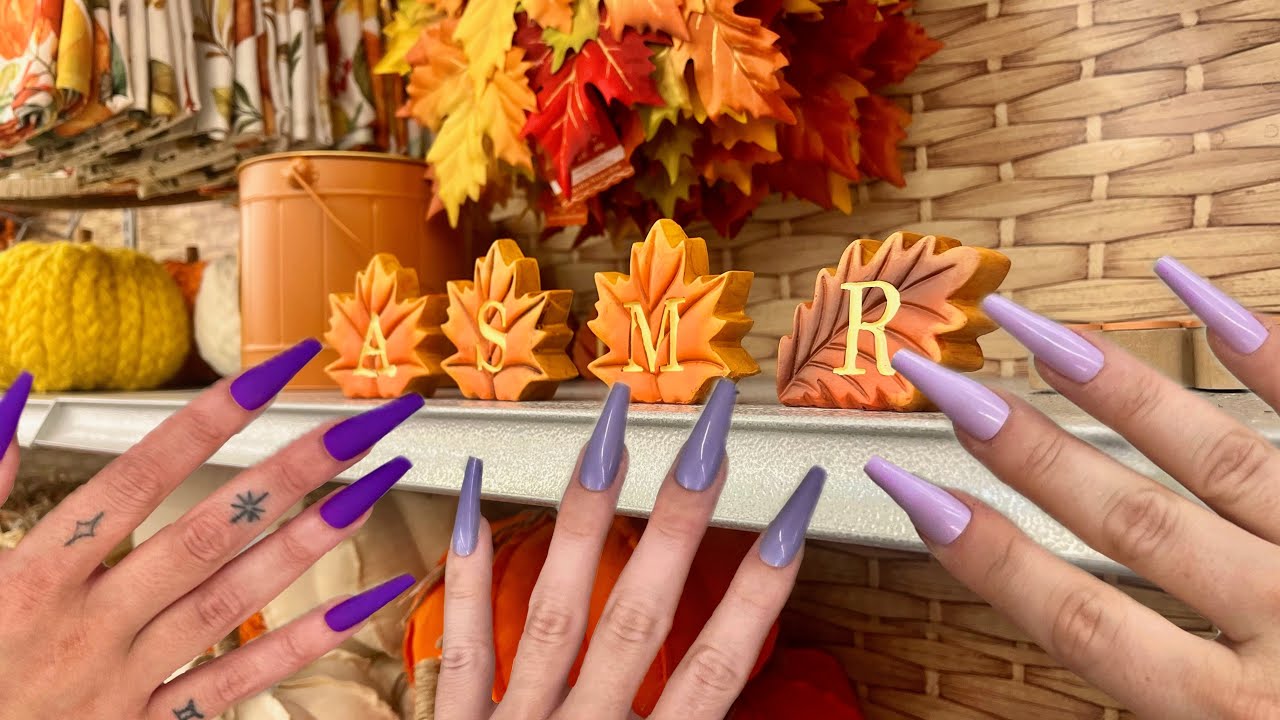 Public ASMR w My Girlfriends - Tapping & Scratching Galore