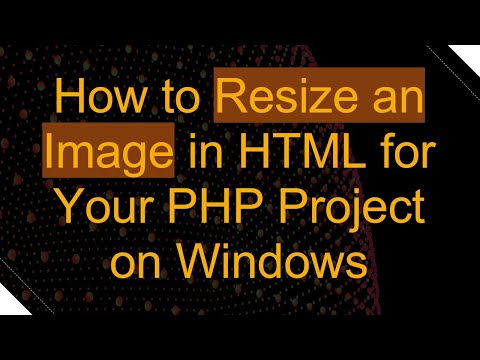 How to Resize
