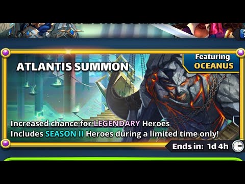 Empires & Puzzles - 30 pull - Chasing Oceanus -Atlantis Portal summon