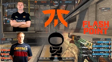 Fnatic vs c0ntact - TRAIN map 2 - Flashpoint 2 - Upper Bracket xnd CSGO