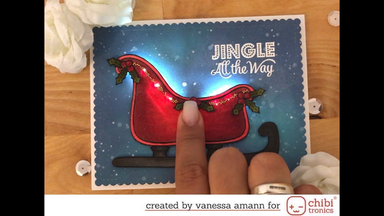 Chibitronics & CAS-ual Fridays collaboration - card making tutorial video phone beyonce mp3