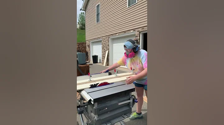 Milling rough lumber to size. #diy #howto #woodworking #shorts #short #shortvideo #tools