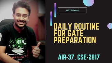 How many hours to study for Gate Preparation? | How was my daily routine? | Gate Preparation |