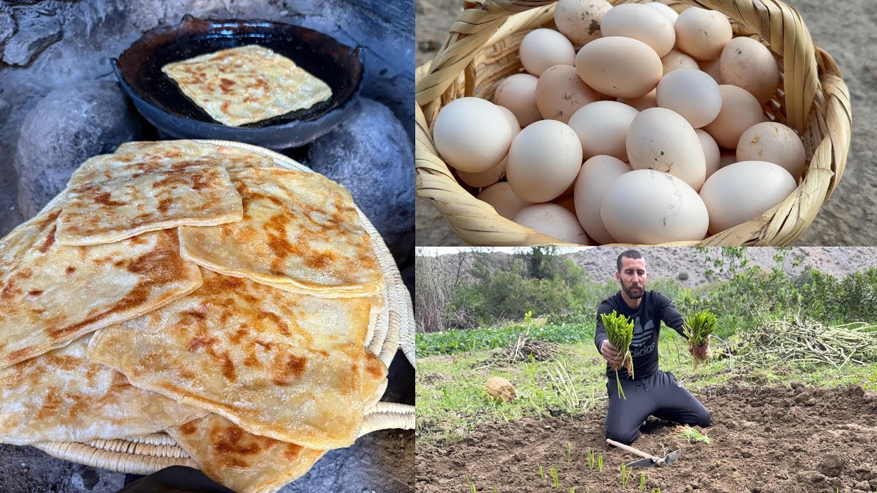 أجواء رائعة في المساء وتحضير لمسمن بطريقة تقليدية..نواحي الحسيمة