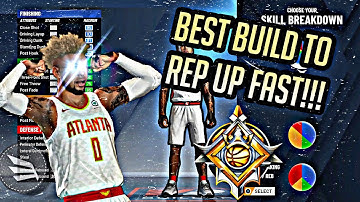 BEST BUILD TO REP UP FAST!! FASTEST WAY TO HIT LEGEND NBA2k20