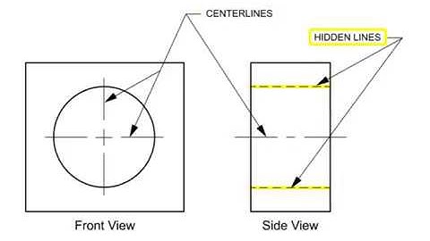 How to Read and Draw Blueprint Lines 4/5 | Industry Blueprints | مخططات الصناعة | قراءة ورسم الخطوط