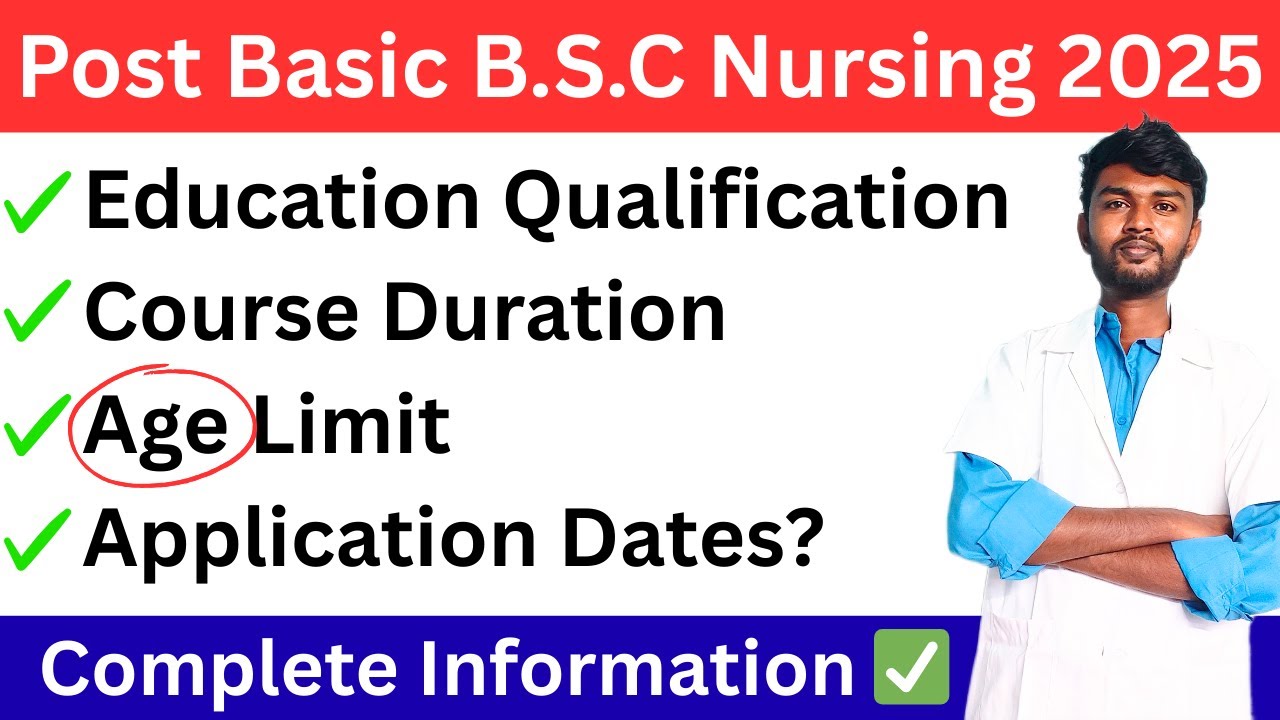 post basic bsc nursing admission 2025 | post basic bsc nursing course ...