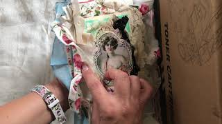 Paper Doll Journal Covers & Folios | "Rose" Grungy / Shabby Stuffed Journal | New Project