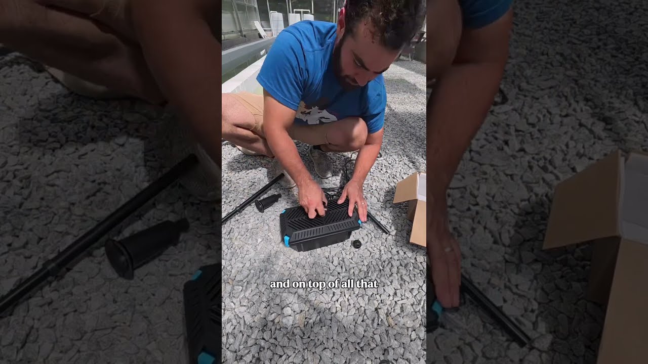 Adding A WATER FOUNTAIN To The Goldfish Greenhouse