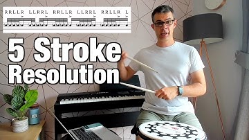 5 Stroke Resolution | Drum Lesson by Dex Star