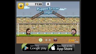 Bancelona?Новый клуб и Месси 2?Заняли первое место,Puppet Soccer Champions