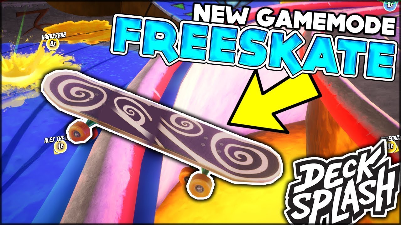 NEW GAMEMODE: FREESKATE & NEW WEEKLY UPDATE || DeckSplash (Rocket League + Splatoon)