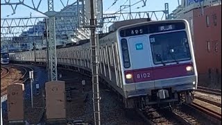 【ありがとうサークルK】東京メトロ半蔵門線8000系8102F廃車回送西新井駅通過(2023/1/31)