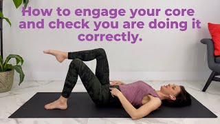 How to engage your core correctly - Diastasis Recti Repair