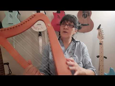 Aklot 15 String Lyre Harp Review/Demo