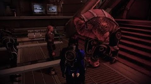 Mass Effect Legendary Edition Elcor Bouncer on omega being a smartass