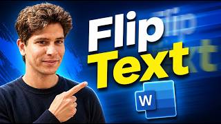 How To Flip Text In Microsoft Word Ll Mirror Text Ll [2026 Guide]