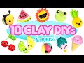 10 DIYs- SUMMER theme -cute charms! - BIG Polymer Clay Compilation!