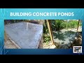 How to build concrete duck pond - Avian Empire