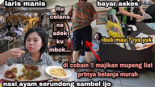 MAJIKAN COBAIN CELANA OLEH-OLEH UNTUK ADEK COWOK ! pantes yuk ibuk juga bisa pakai