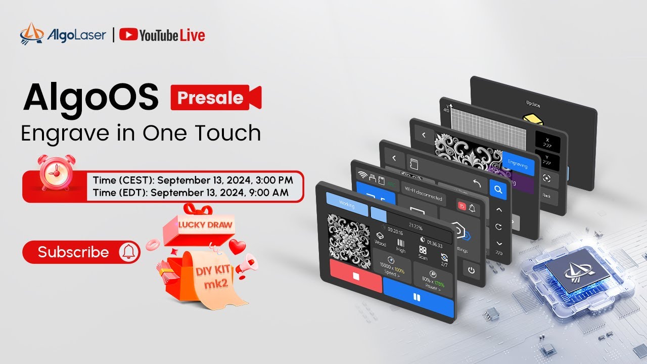 Algolaser Alpha MK2 with AlgoOS Make Everything Get Easy! 