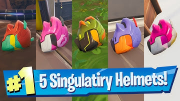 All 5 Singularity Helmet Locations (Unlocks Styles!) - Fortnite Battle Royale