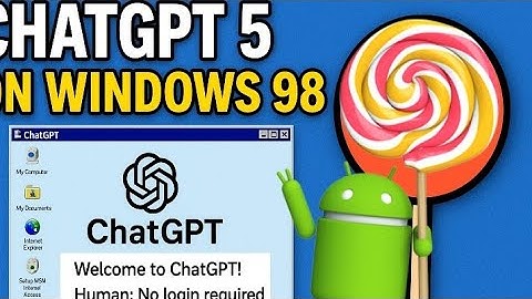 Run ChatGPT 5 on windows 98 simulator or any old device [Without an Account] #2025 #technology