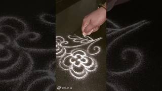 #super fast freehand Rangoli for daily use #shorts