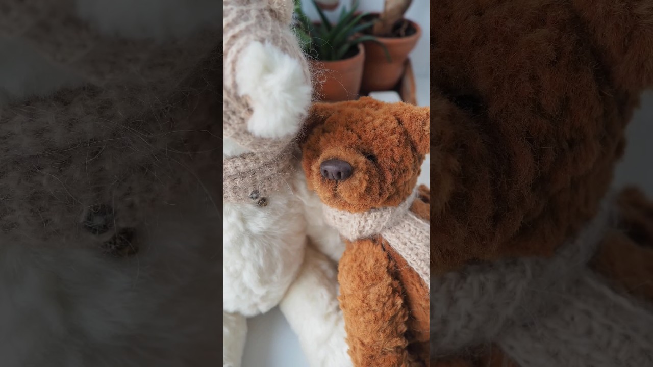 неуклюжий тедди мишка 