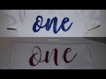 Tutorial: DIY glitter words on onesies, NO CRICUT NEEDED