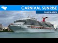 Carnival Sunrise departs Miami (25/11/2021)
