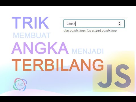 Trik Membuat Angka Menjadi Terbilang pada JavaScript (JS)