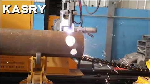 5 Axis CNC plasma cutter for big diameter/pipe cutting and beveling