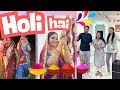 गाँव  की  होली  - Holi ka rang jordar jama❣️💓🧡💚 Rajasthani Bindai ki holi | Nikita Yogesh vlogs