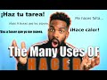 The many uses of hacer in spanish