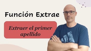 Como Extraer el primer apellido del nombre completo | Hablando de Excel